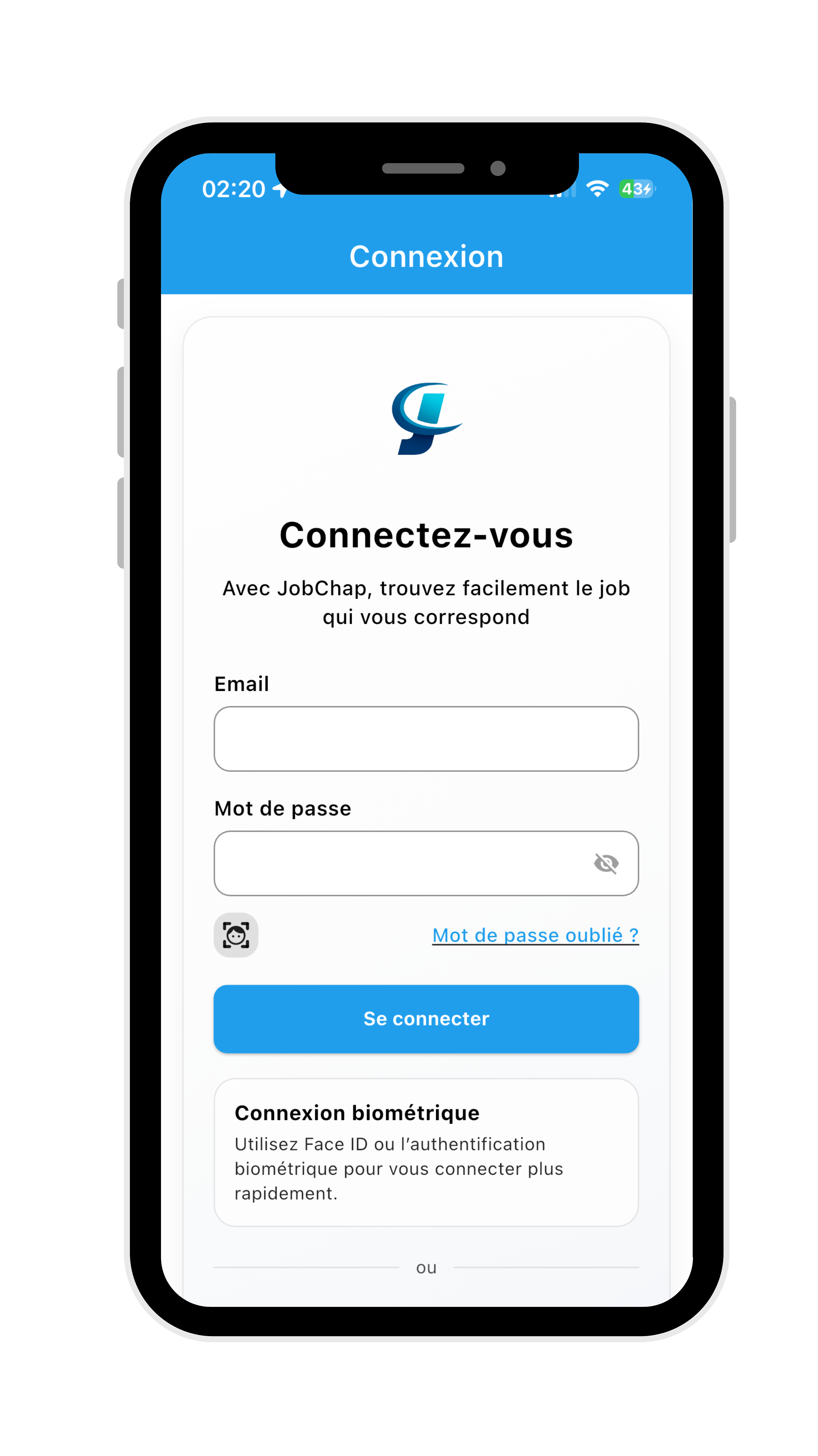 Connexion JobChap
